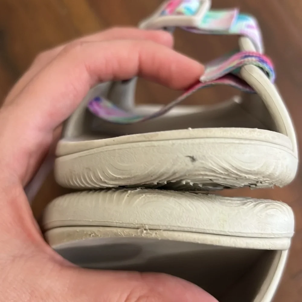 CHACO Chillos Tie Dye Slide Sandals Shoes